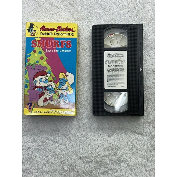 Smurfs Baby’s First Christmas VHS Hanna-Barbera Classic Cartoon 1990 90s - Picture 7 of 14